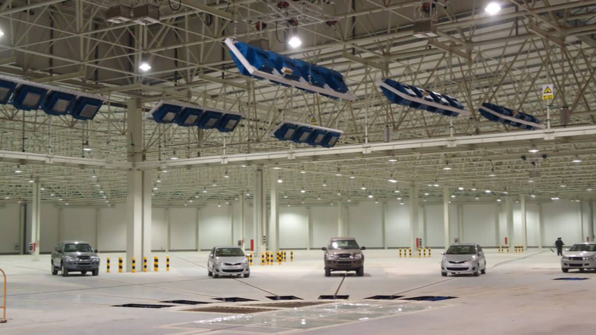 Full-scale crash test facilities