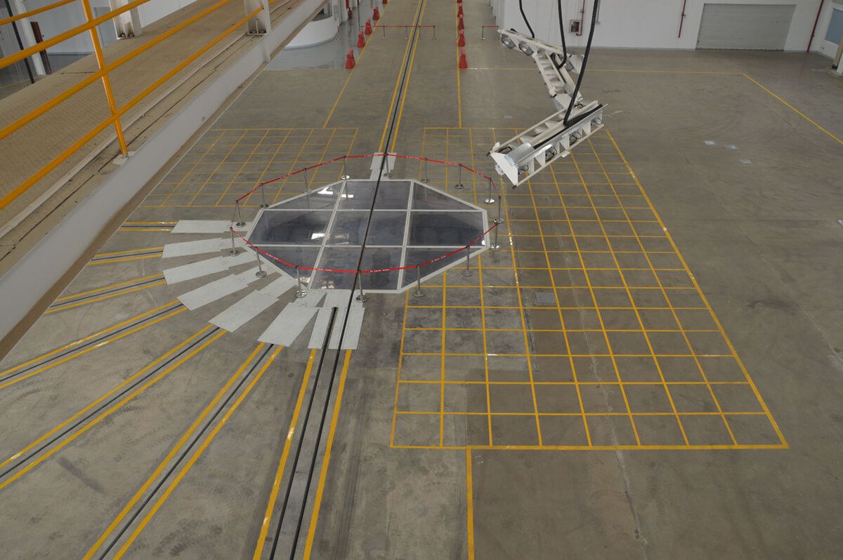 Full-scale crash test facilities
